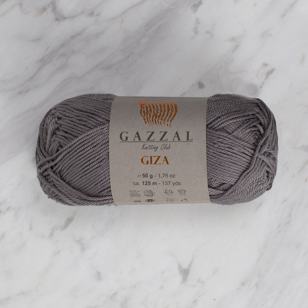 Gazzal Giza 50gr Koyu Gri El Örgü İpi - 2455
